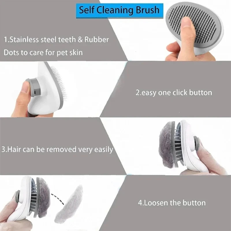 Self-Cleaning Pet Hair Remover