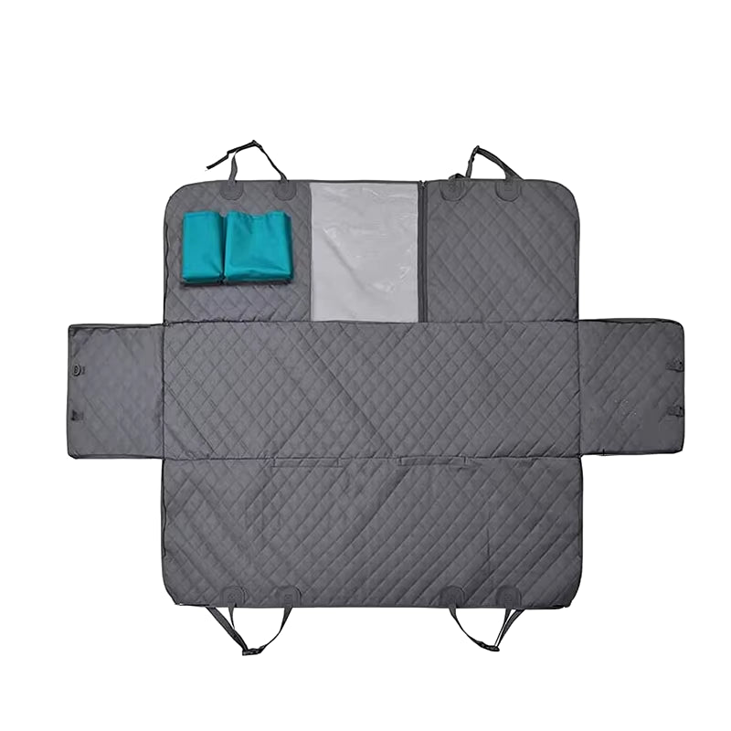 143×153CM Double Zipper Car Pet Seat Pad Waterproof Dirt Resistant