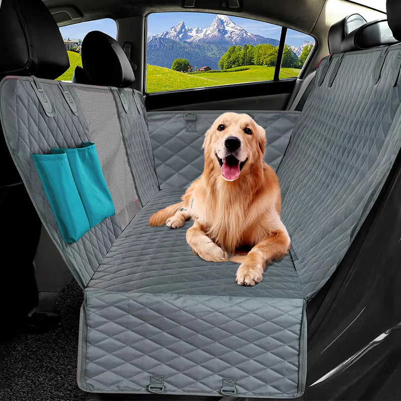 143×153CM Double Zipper Car Pet Seat Pad Waterproof Dirt Resistant