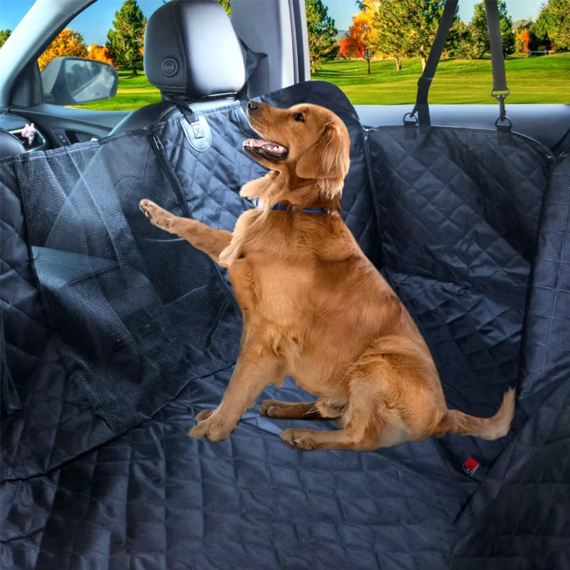 143×153CM Double Zipper Car Pet Seat Pad Waterproof Dirt Resistant